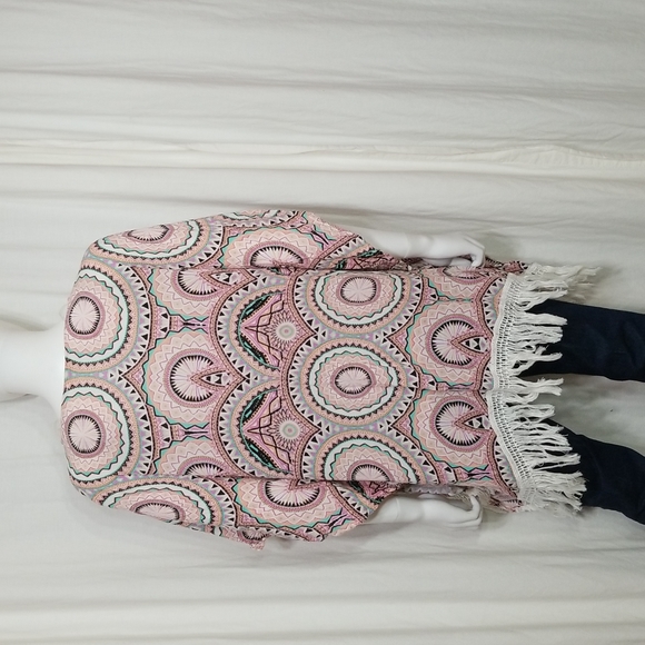 $5☃️Forever21 Boho Aztec Printed Beach Cover Up - Picture 5 of 10